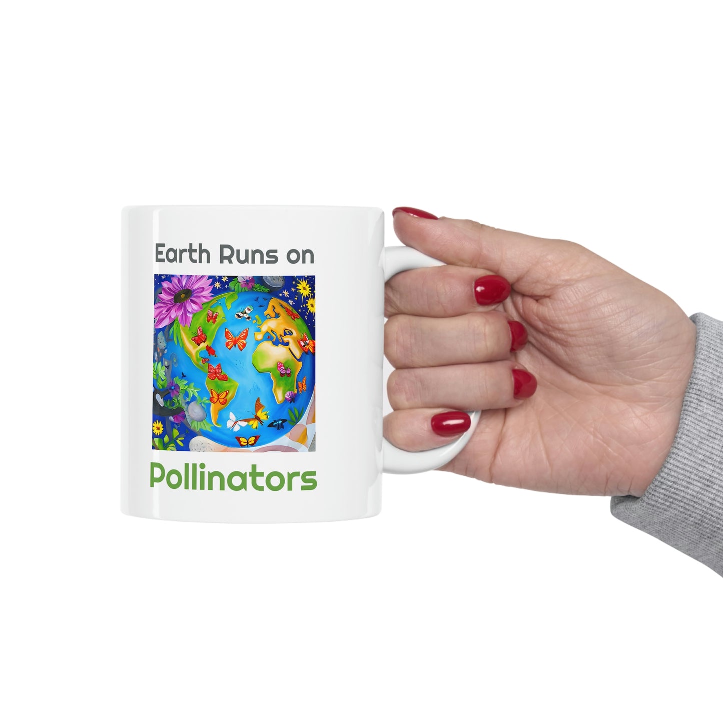 Earth's Pollinators Eco Ceramic Mug 11oz