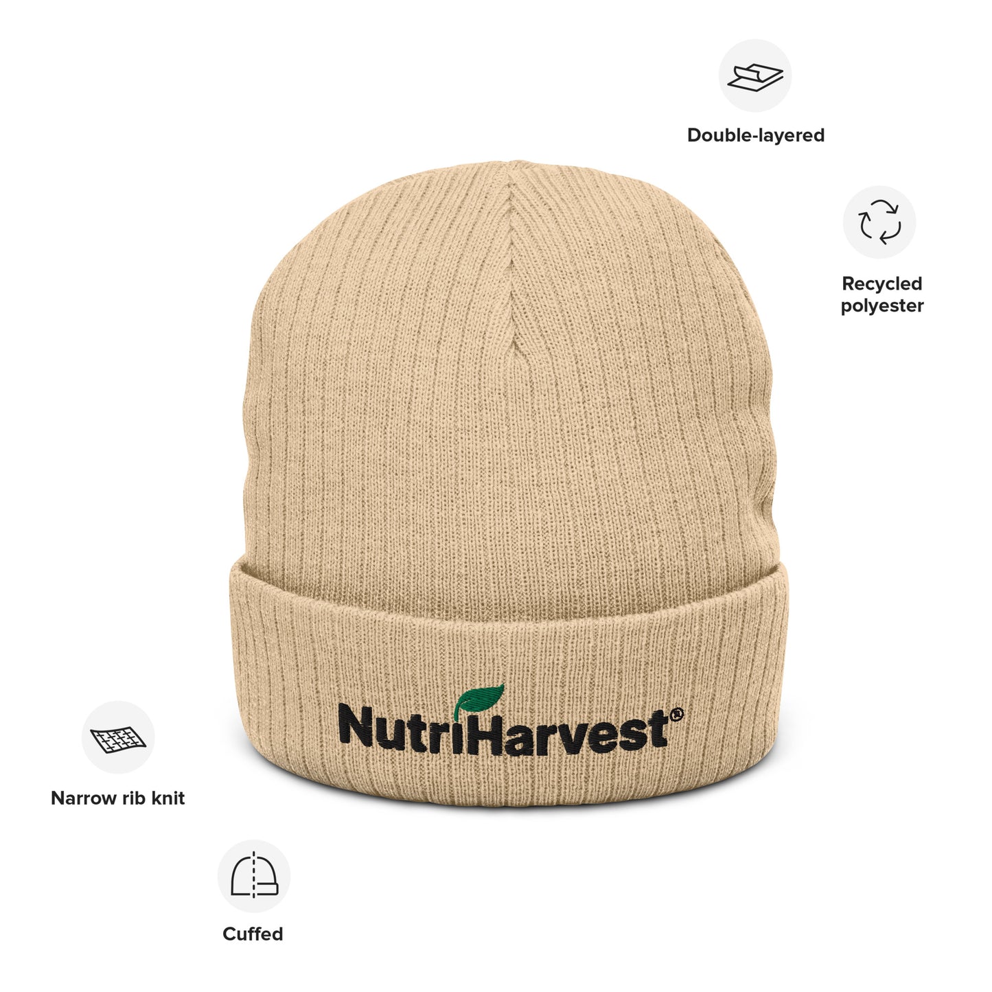 Organic Ribbed Beanie for Comfort and Style