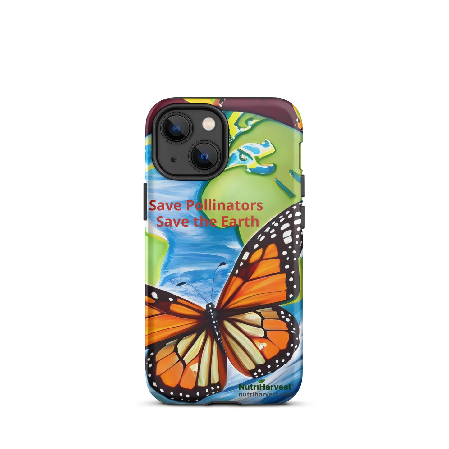 Tough iPhone Case | Save Pollinators Monarch Earth