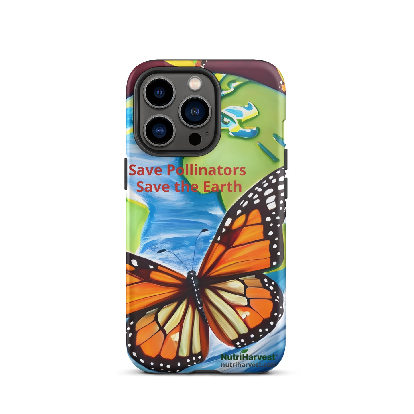 Tough iPhone Case | Save Pollinators Monarch Earth